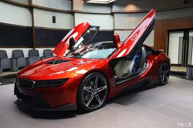 看这台为阿联酋AI Hawi公主定制的i8熔岩红!_桂
