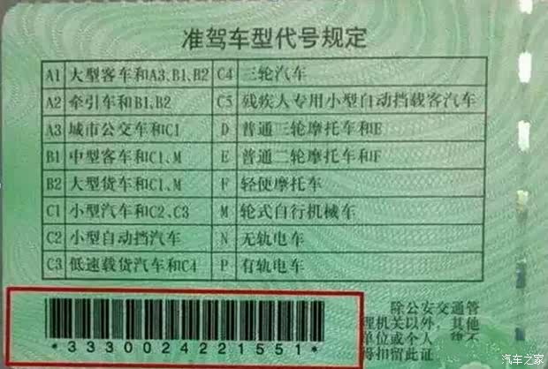 【驾驶证上数字竟隐藏这秘密 真是神_汽车新闻
