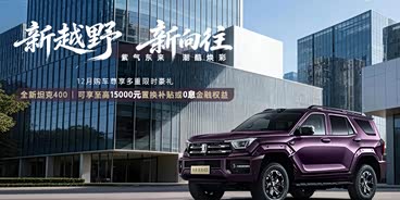 坦克400目前价格稳定 售价24.98万元起