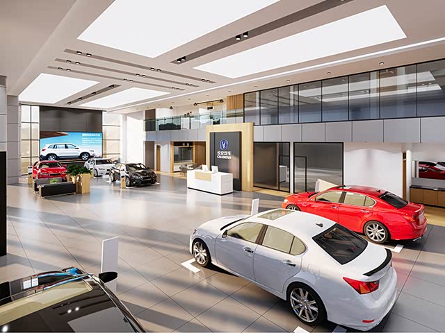 新车展示区