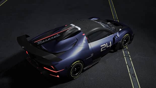 玛莎拉蒂mcxtrema全球首秀,三叉戟品牌全新性能猛兽燃动蒙特雷汽车周