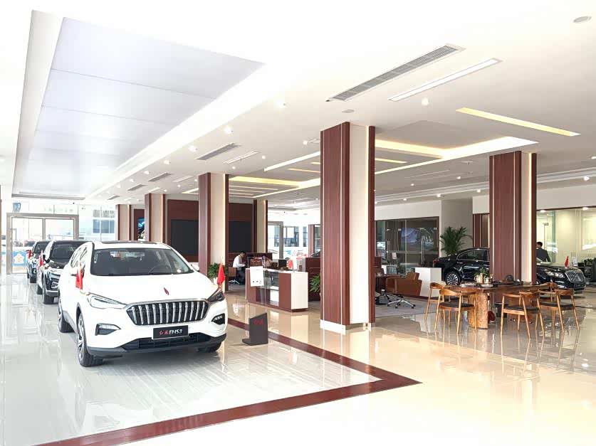 新车展示区