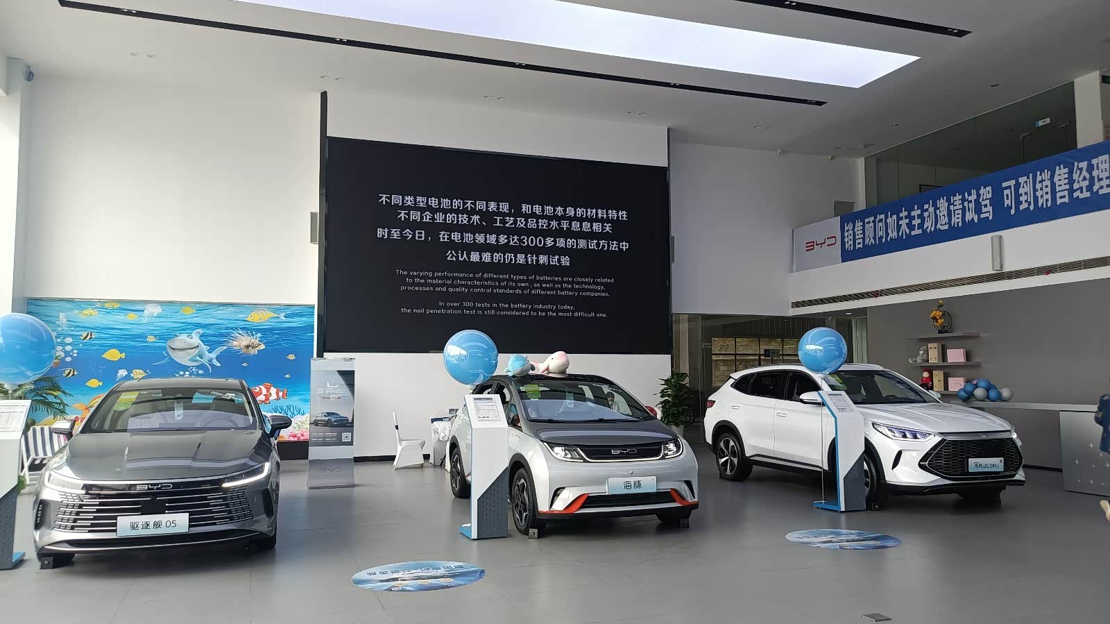 新车展示区