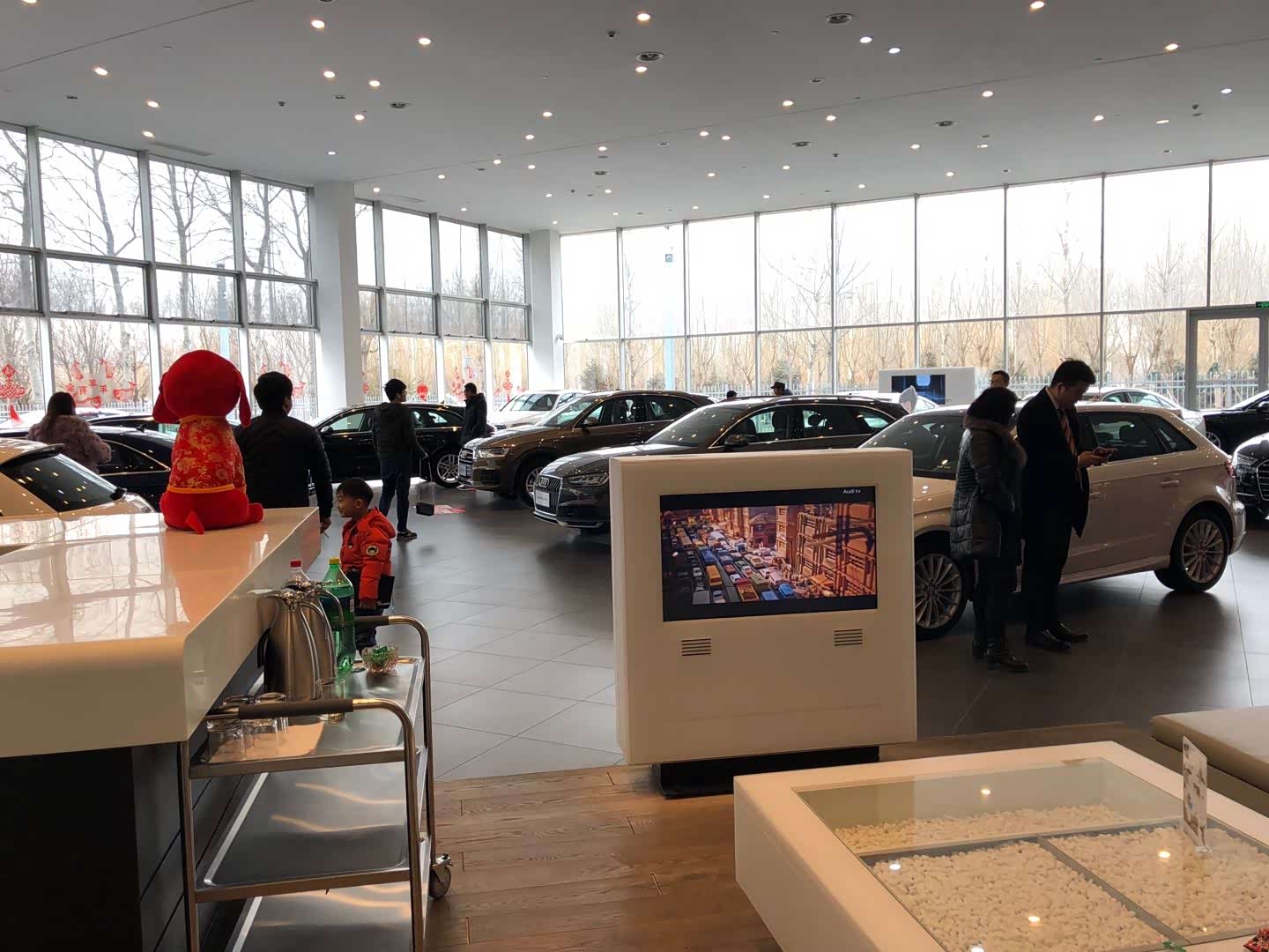北京新丰泰博奥奥迪 接待区