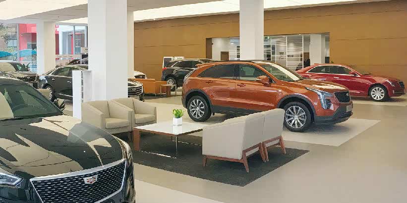 新车展示区