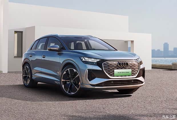 奥迪q4etron超a感受的纯电豪华suv广告