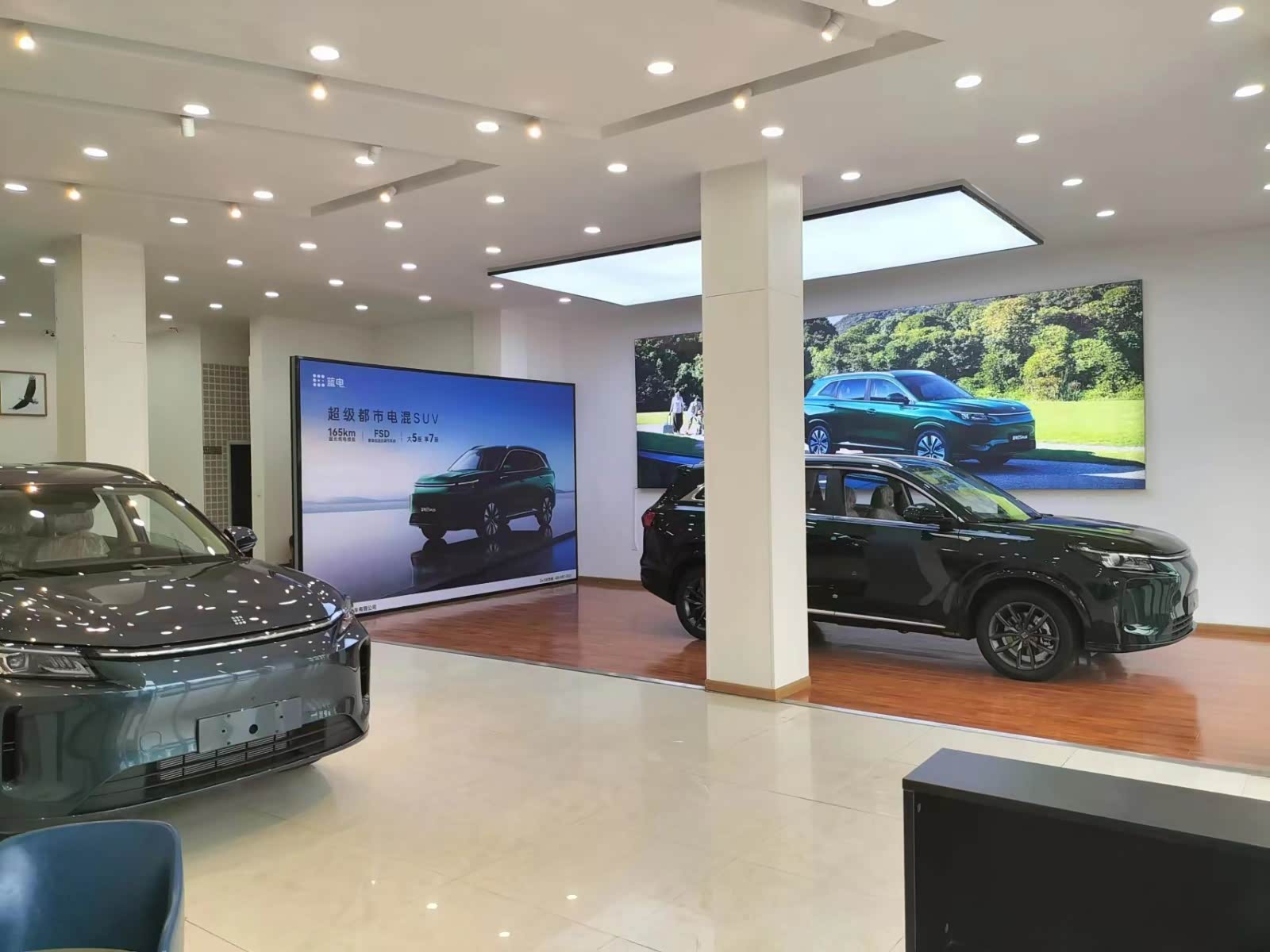新车展示区
