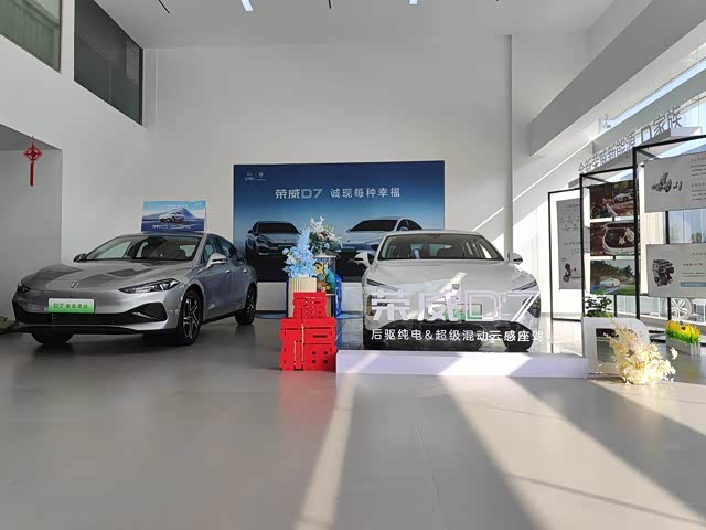 新车展示区