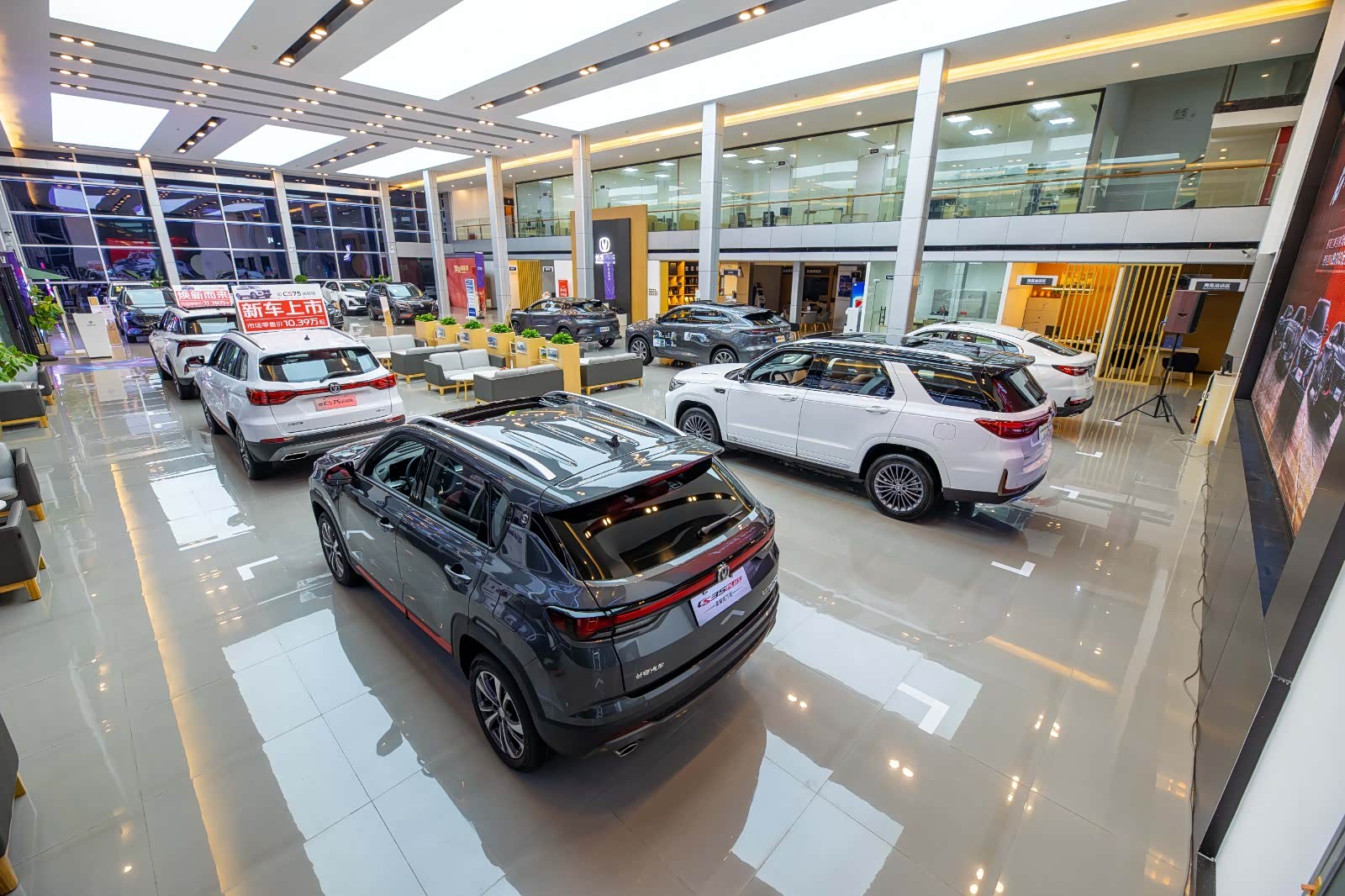 新车展示区