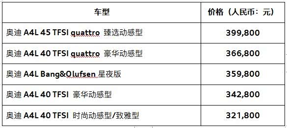 奥迪a4l2023年型不凡品质再启进阶之旅