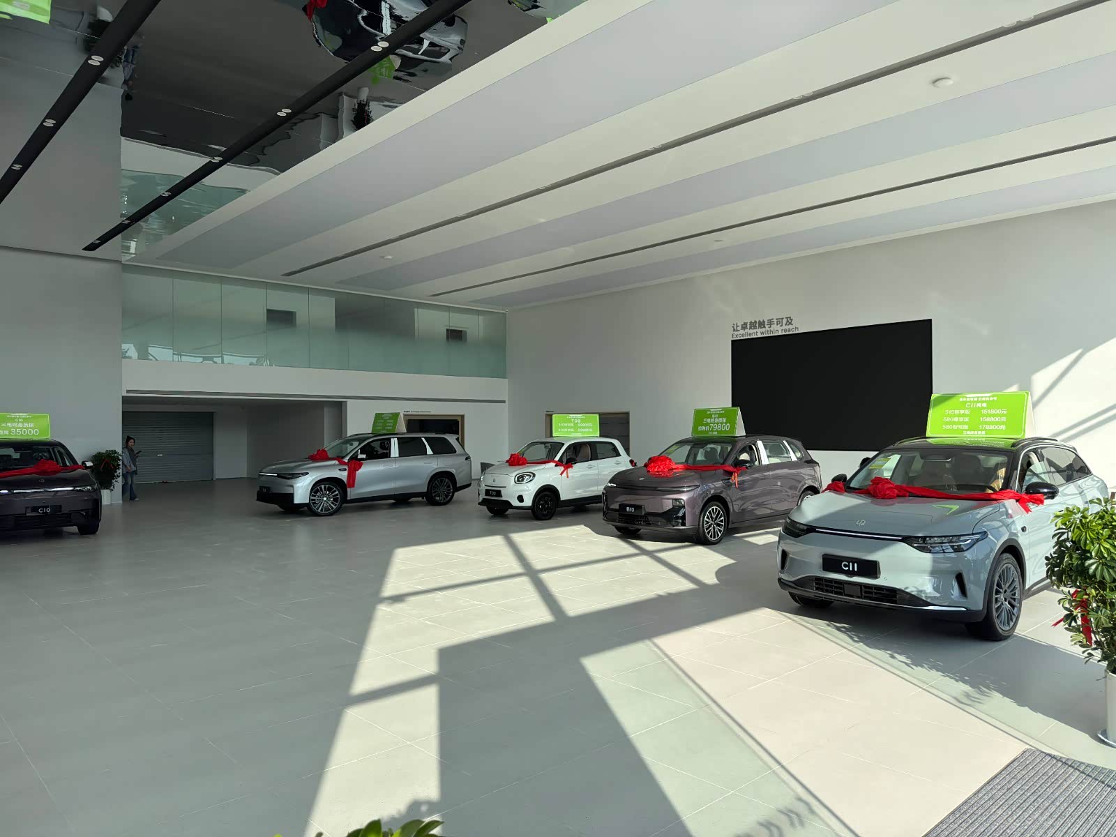 新车展示区