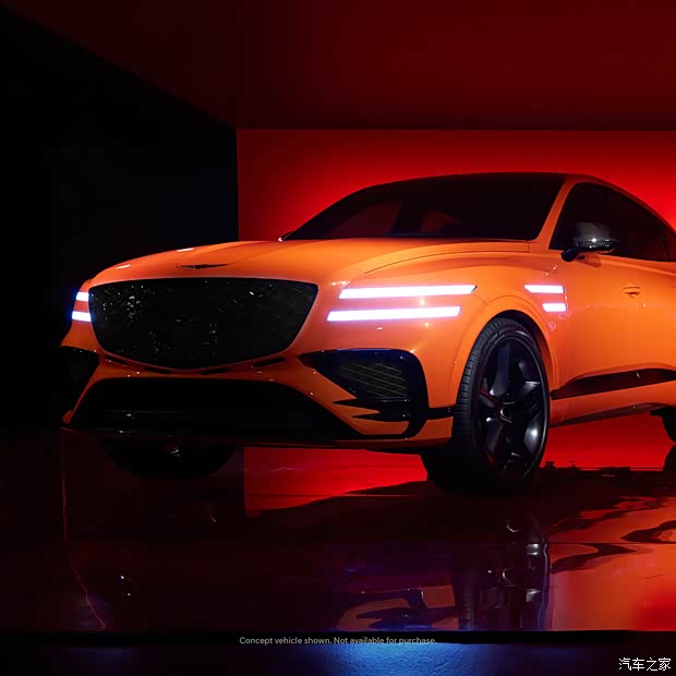 捷尼赛思gv80 coupe双门轿跑车海外亮相