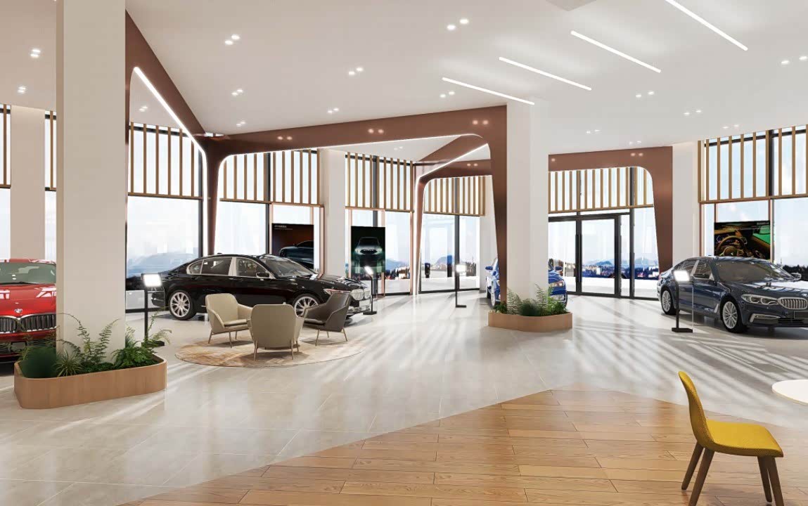 新车展示区
