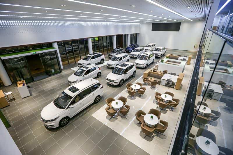 新车展示区