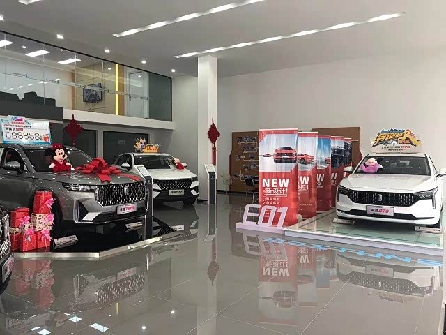 新车展示区