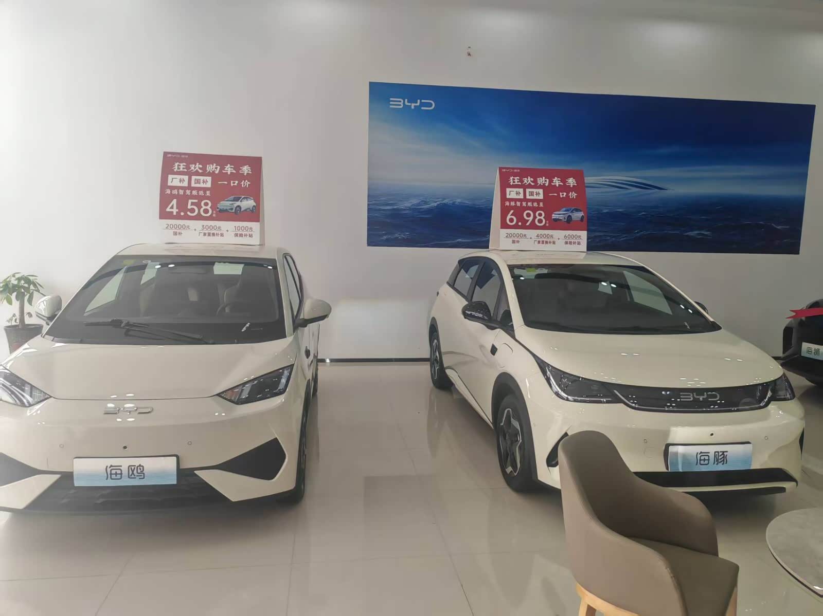 新车展示区