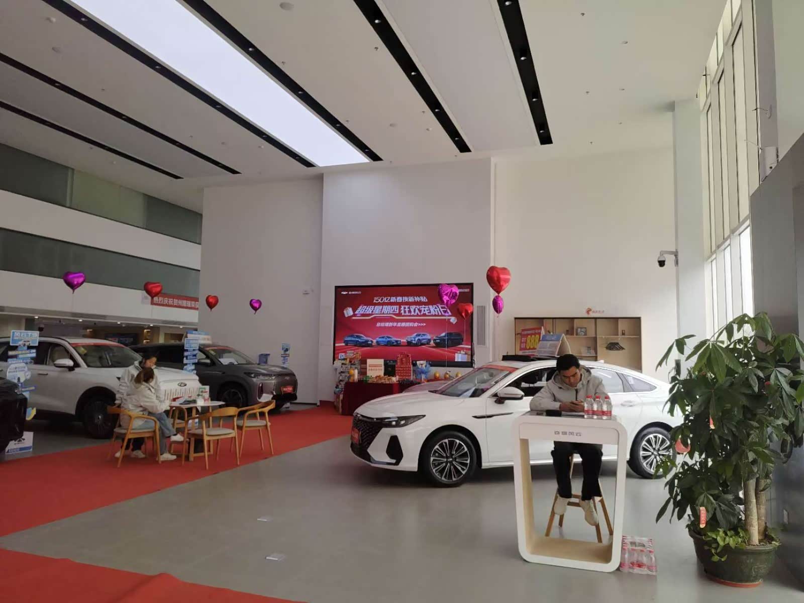 新车展示区