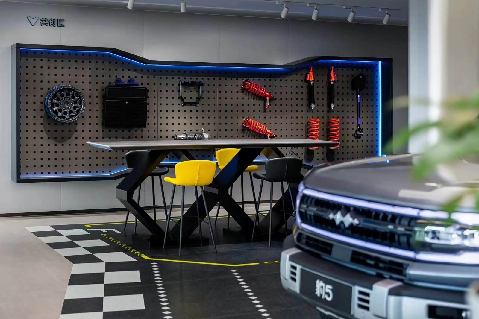 新车展示区