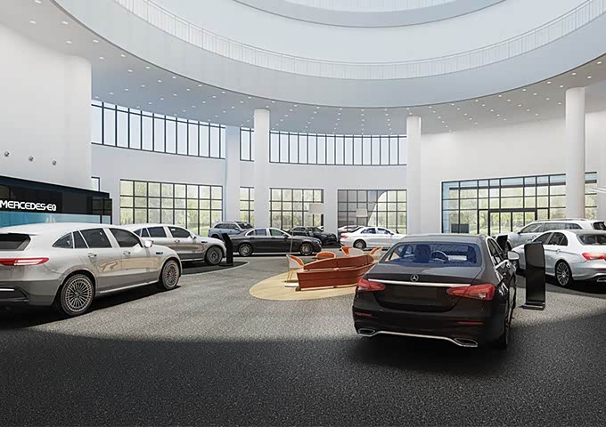 新车展示区