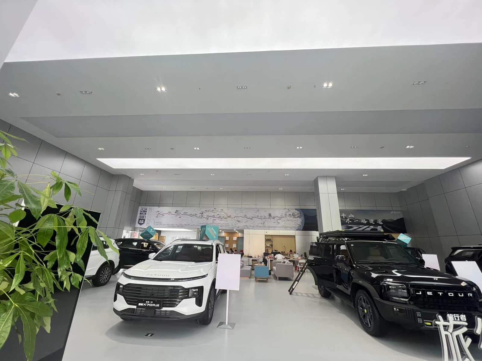 新车展示区