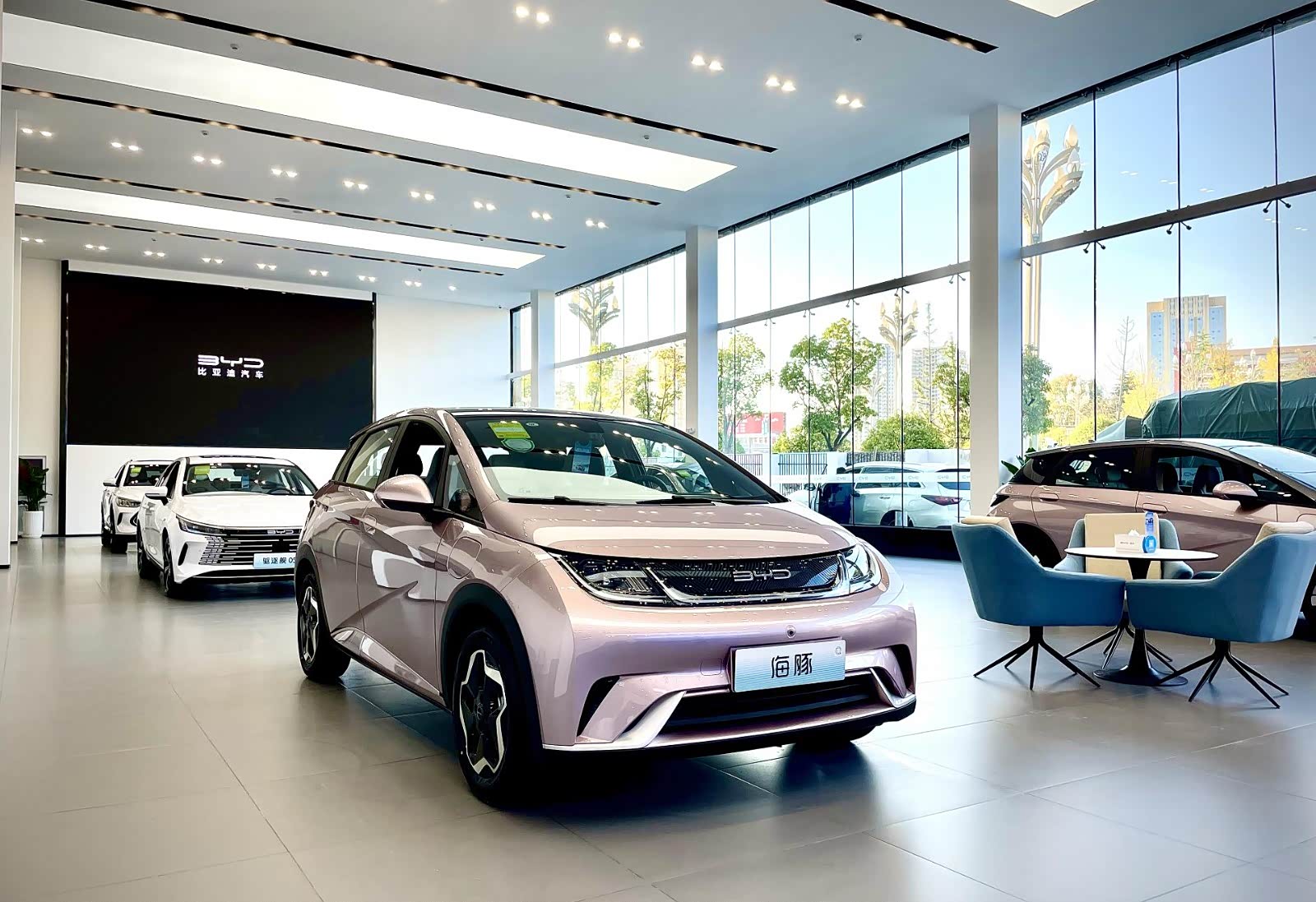 新车展示区