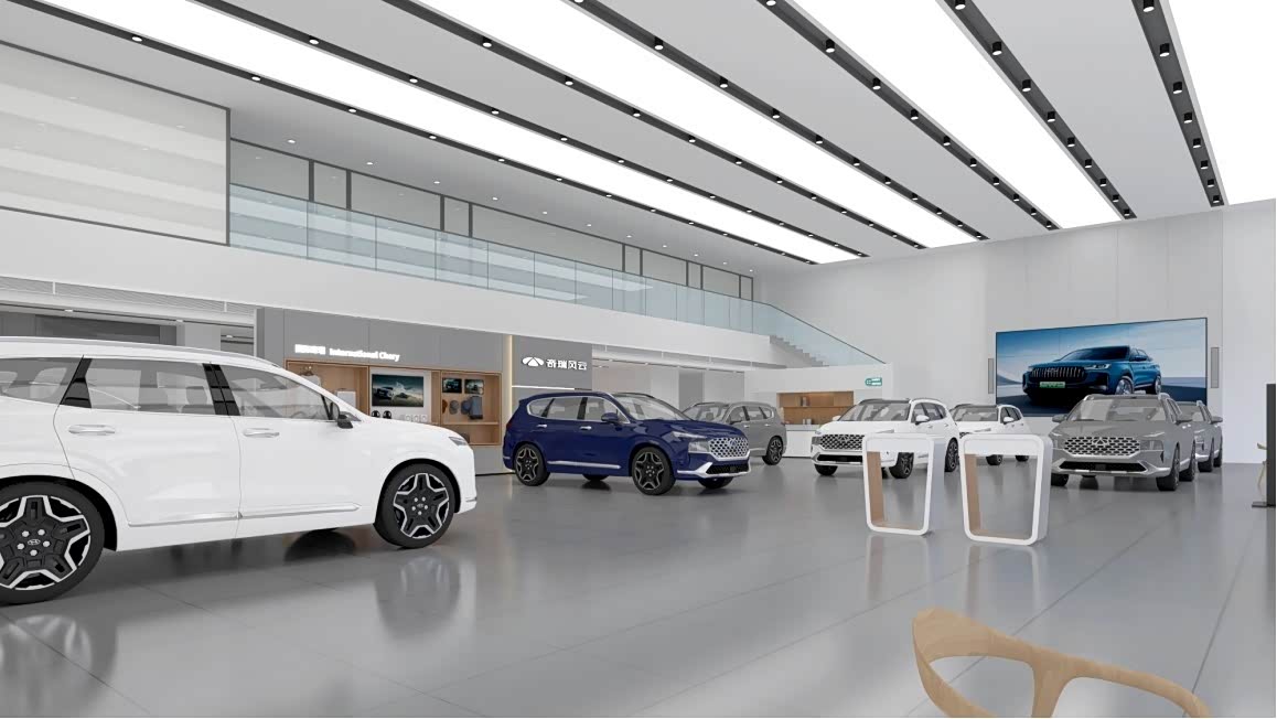 新车展示区