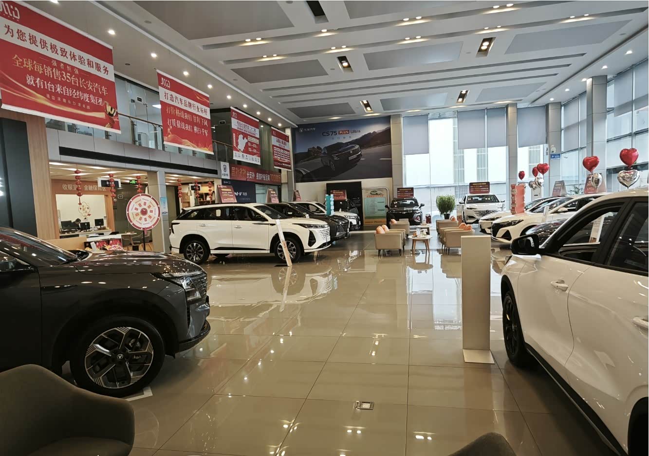新车展示区