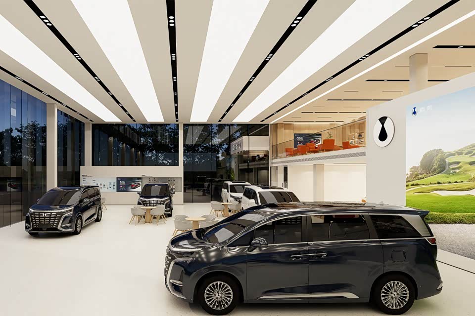 新车展示区