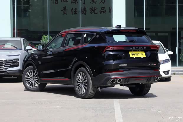 新款捷途x70pro涂装黑色中型suv