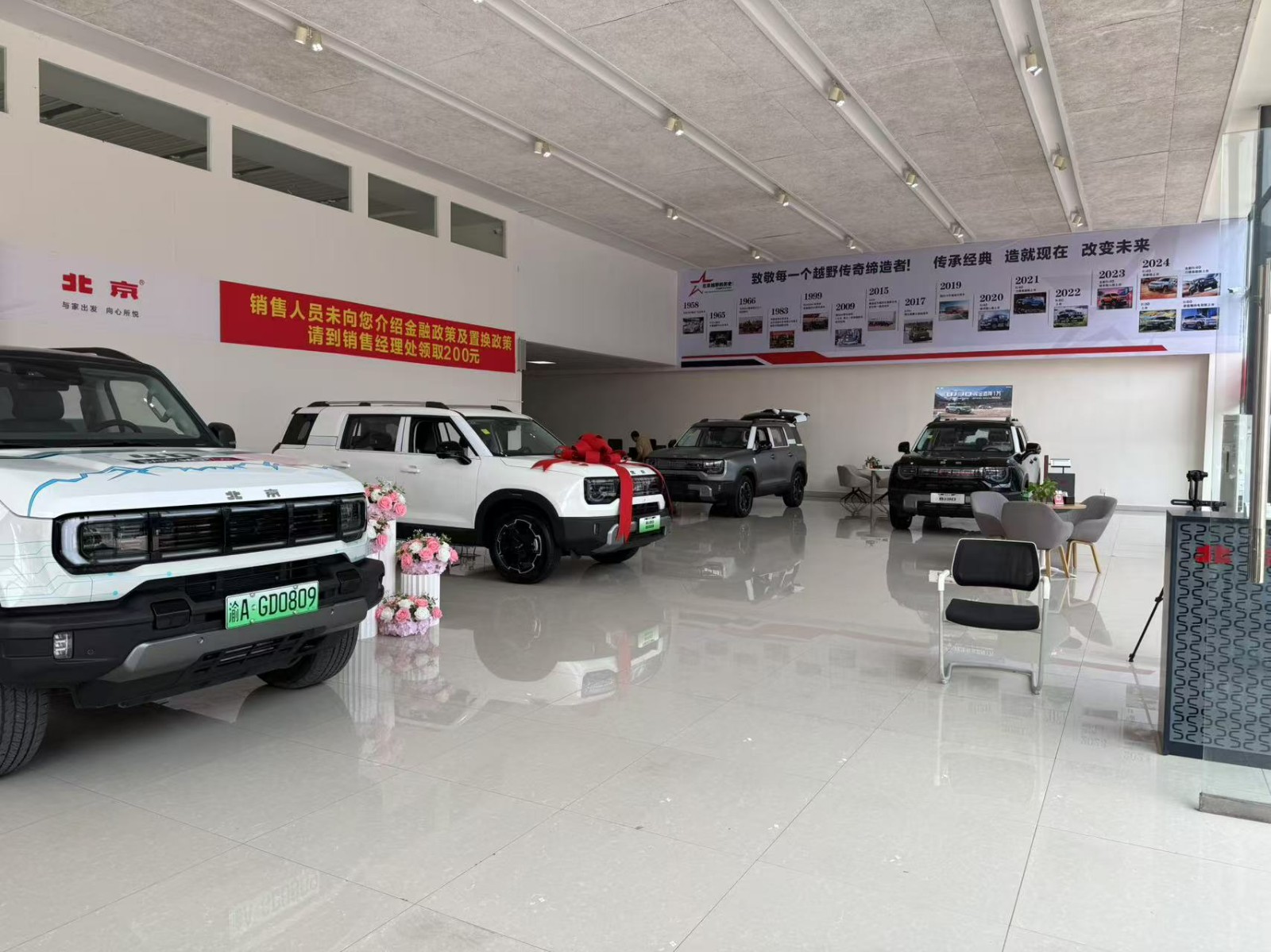 新车展示区