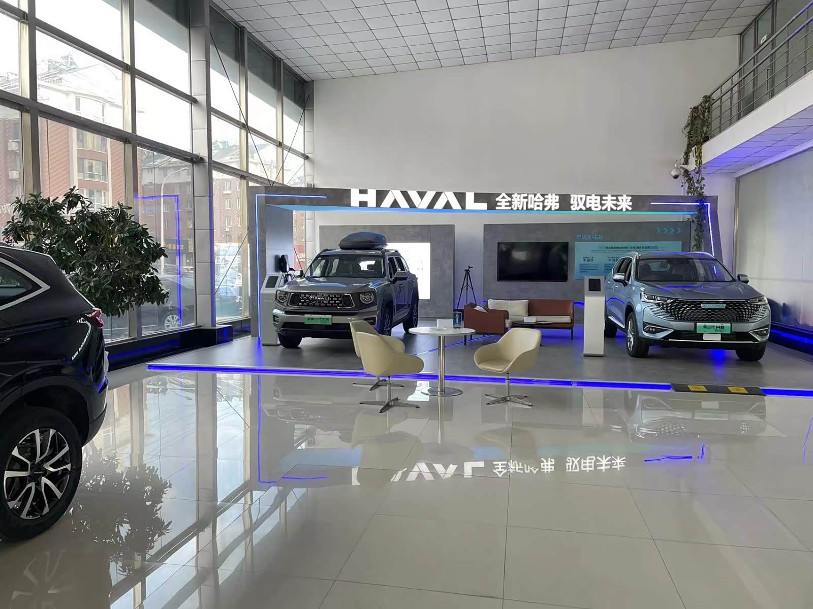 新车展示区