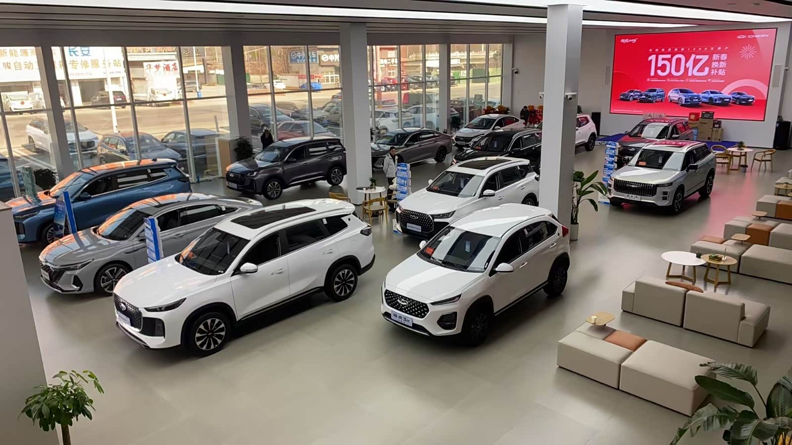 新车展示区