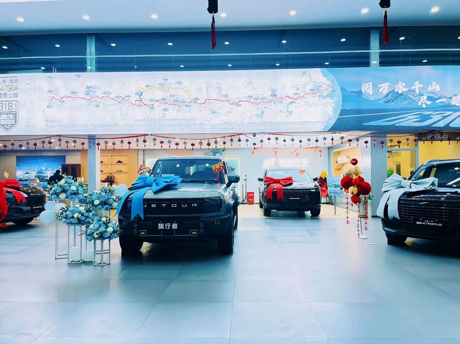 新车展示区