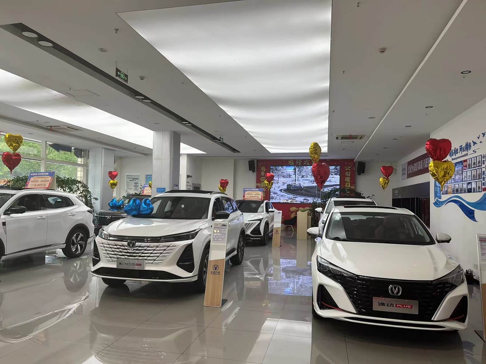 新车展示区