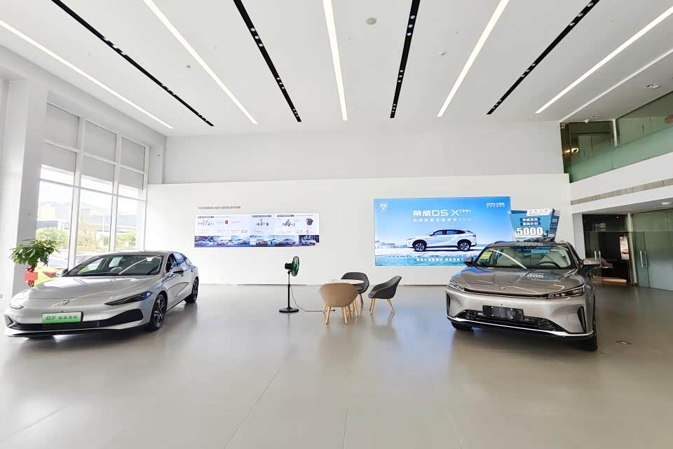 新车展示区