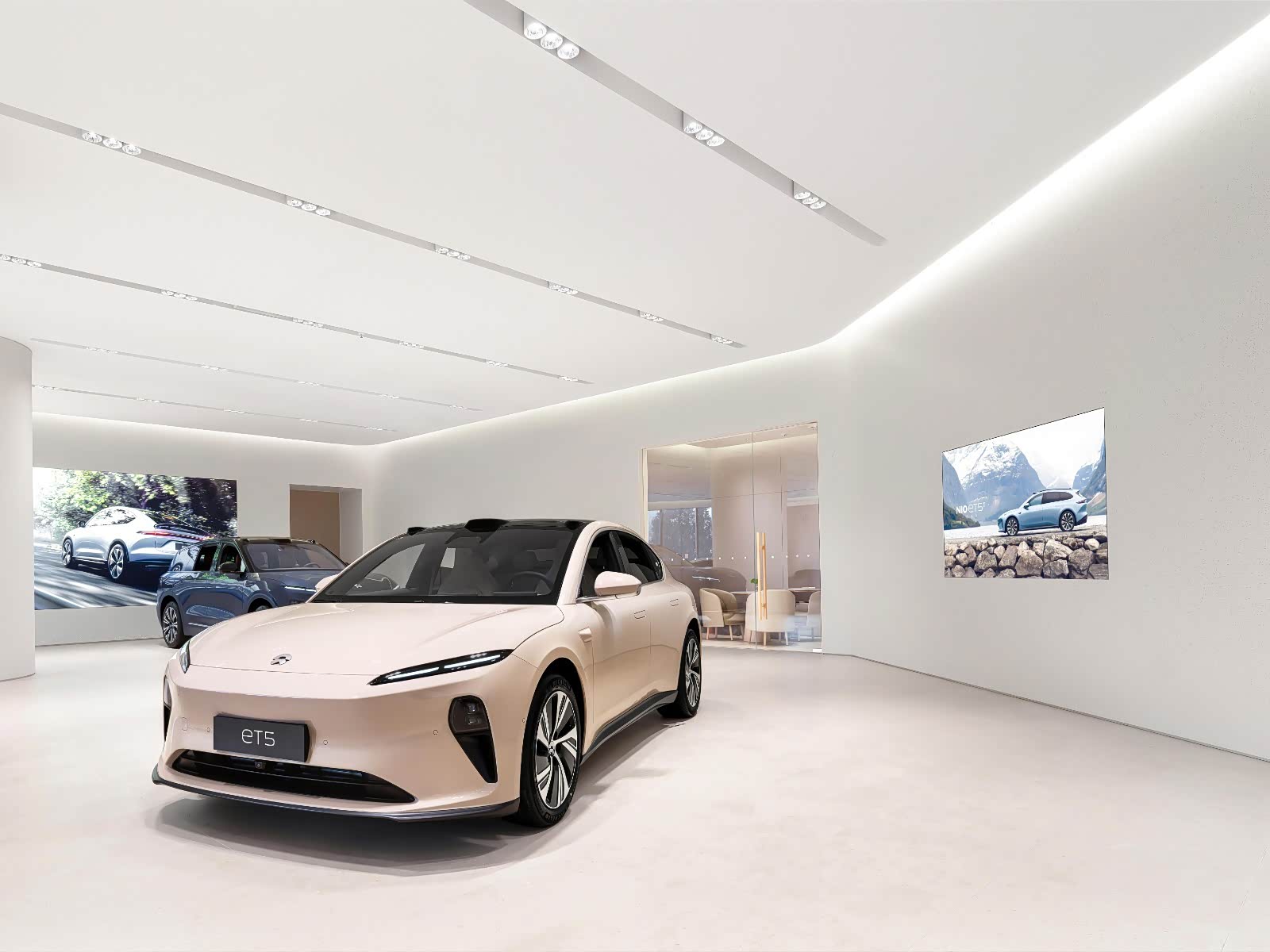 新车展示区
