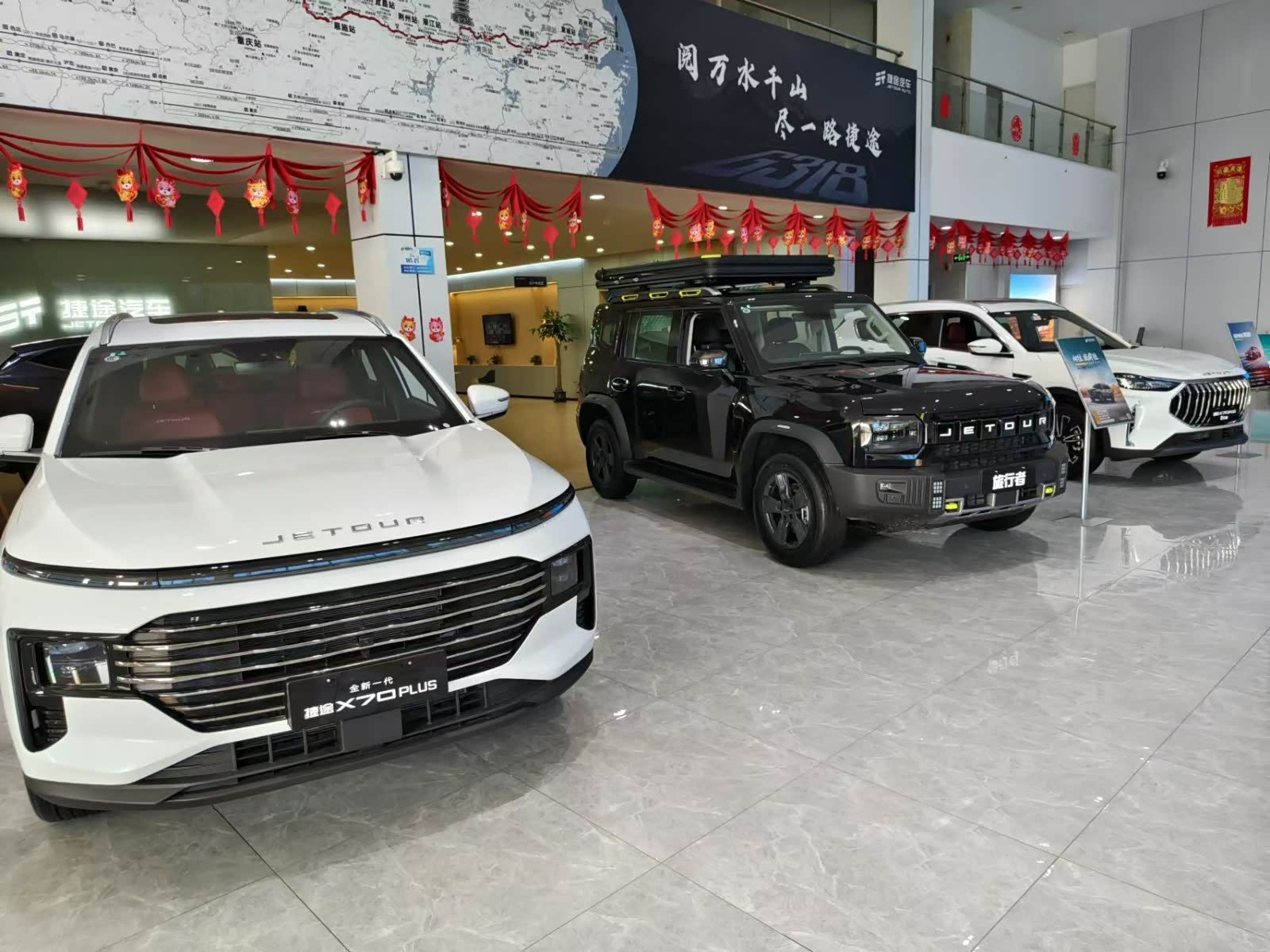 新车展示区