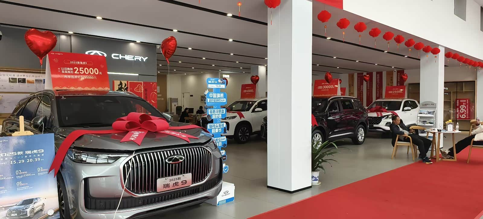 新车展示区