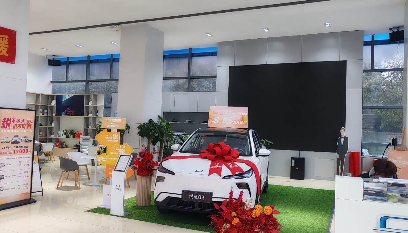 新车展示区
