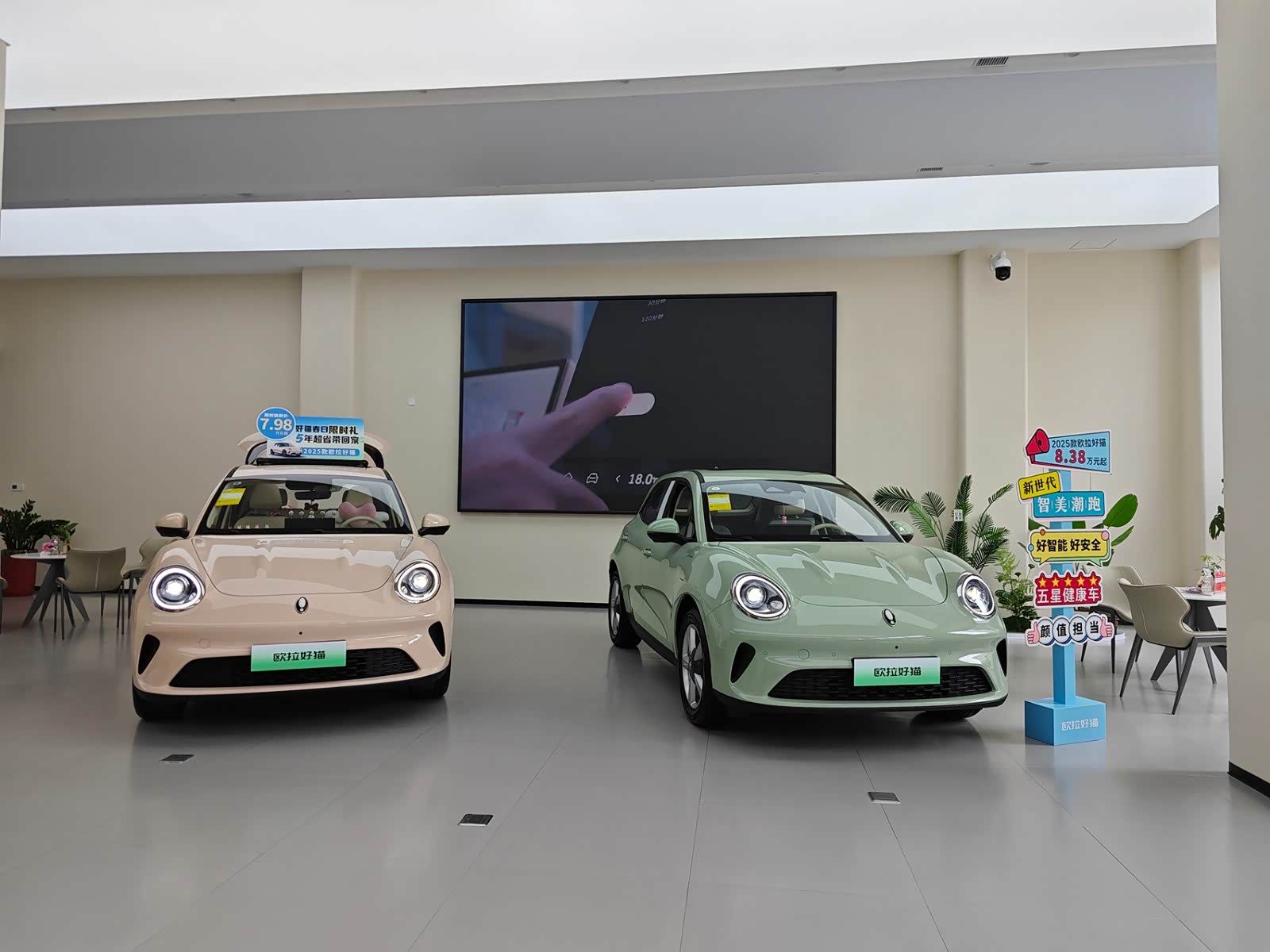 新车展示区
