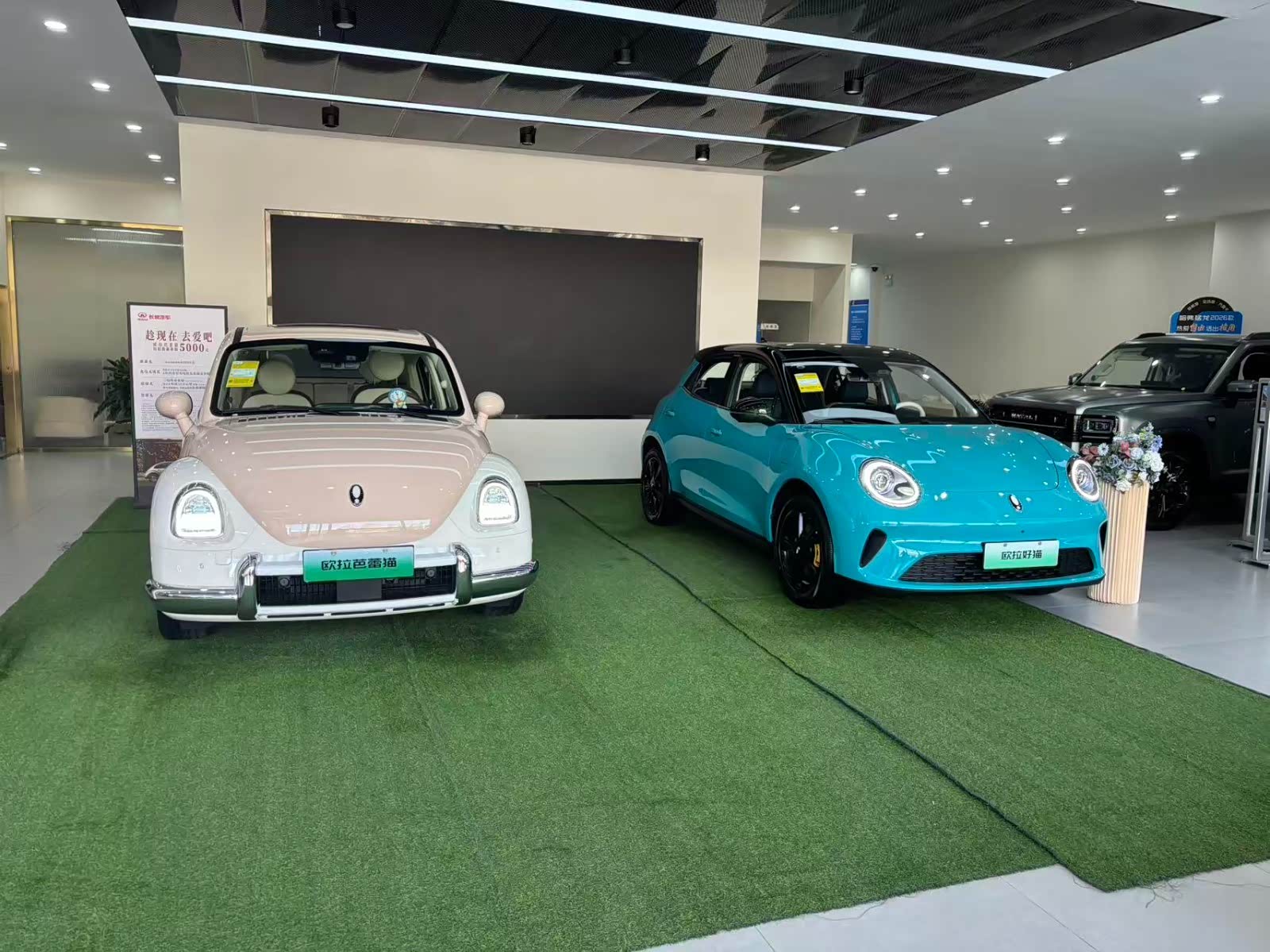 新车展示区