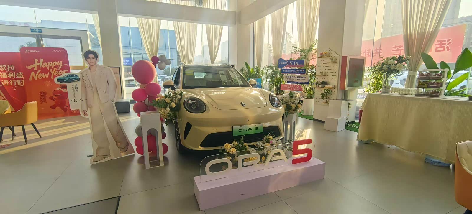 新车展示区