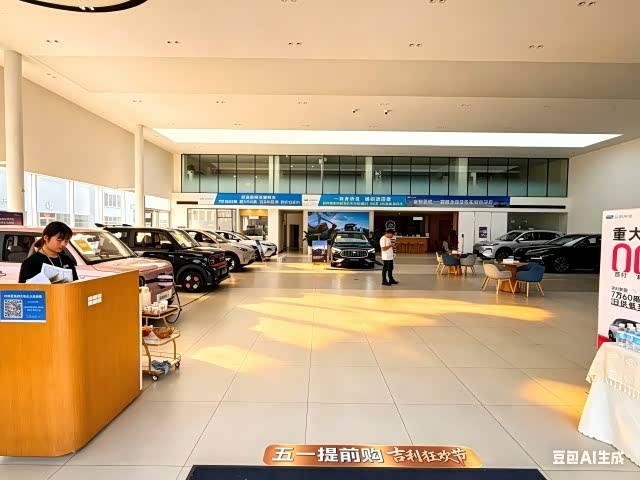 新车展示区