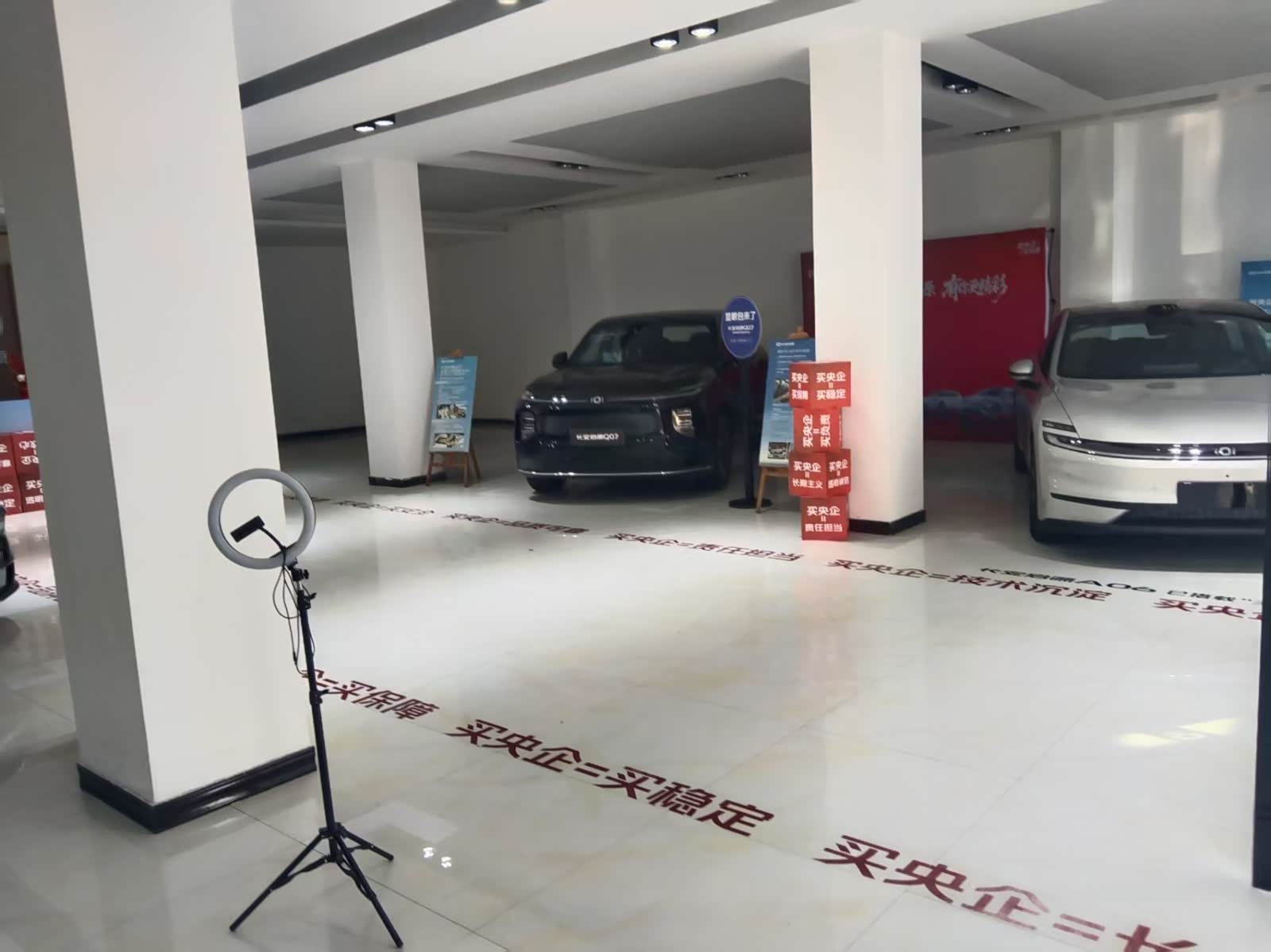 新车展示区