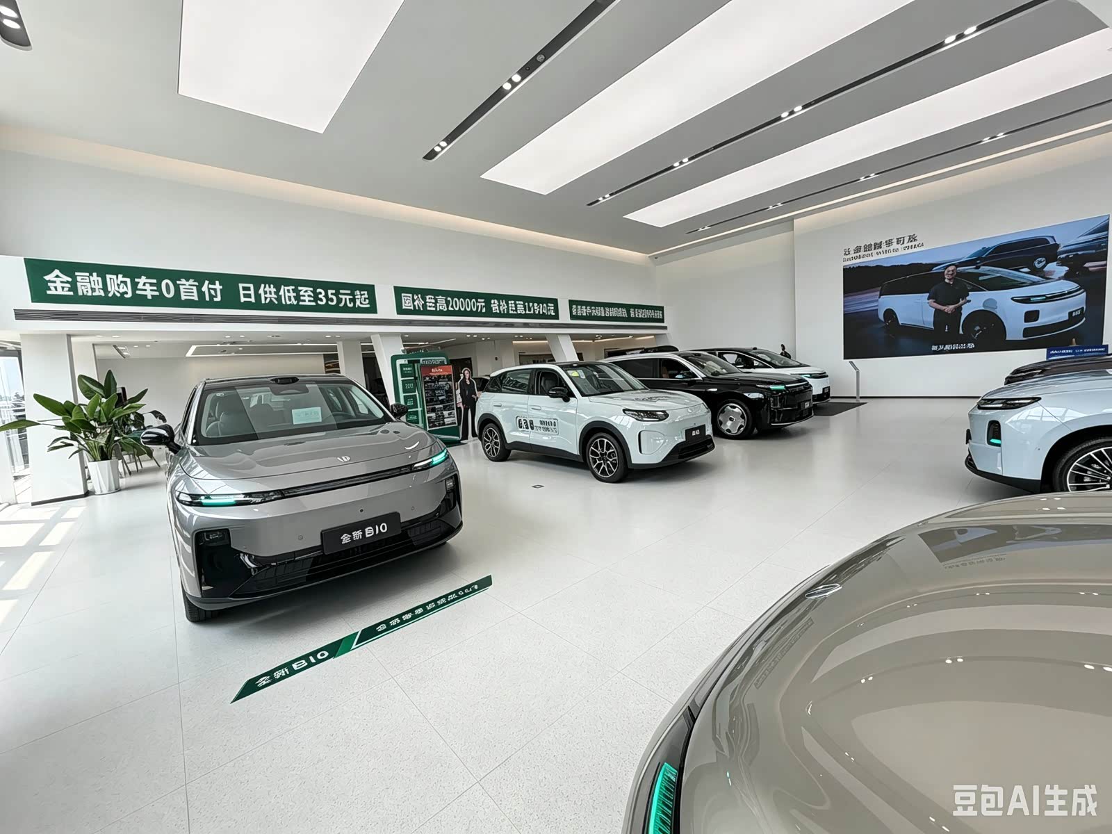 新车展示区