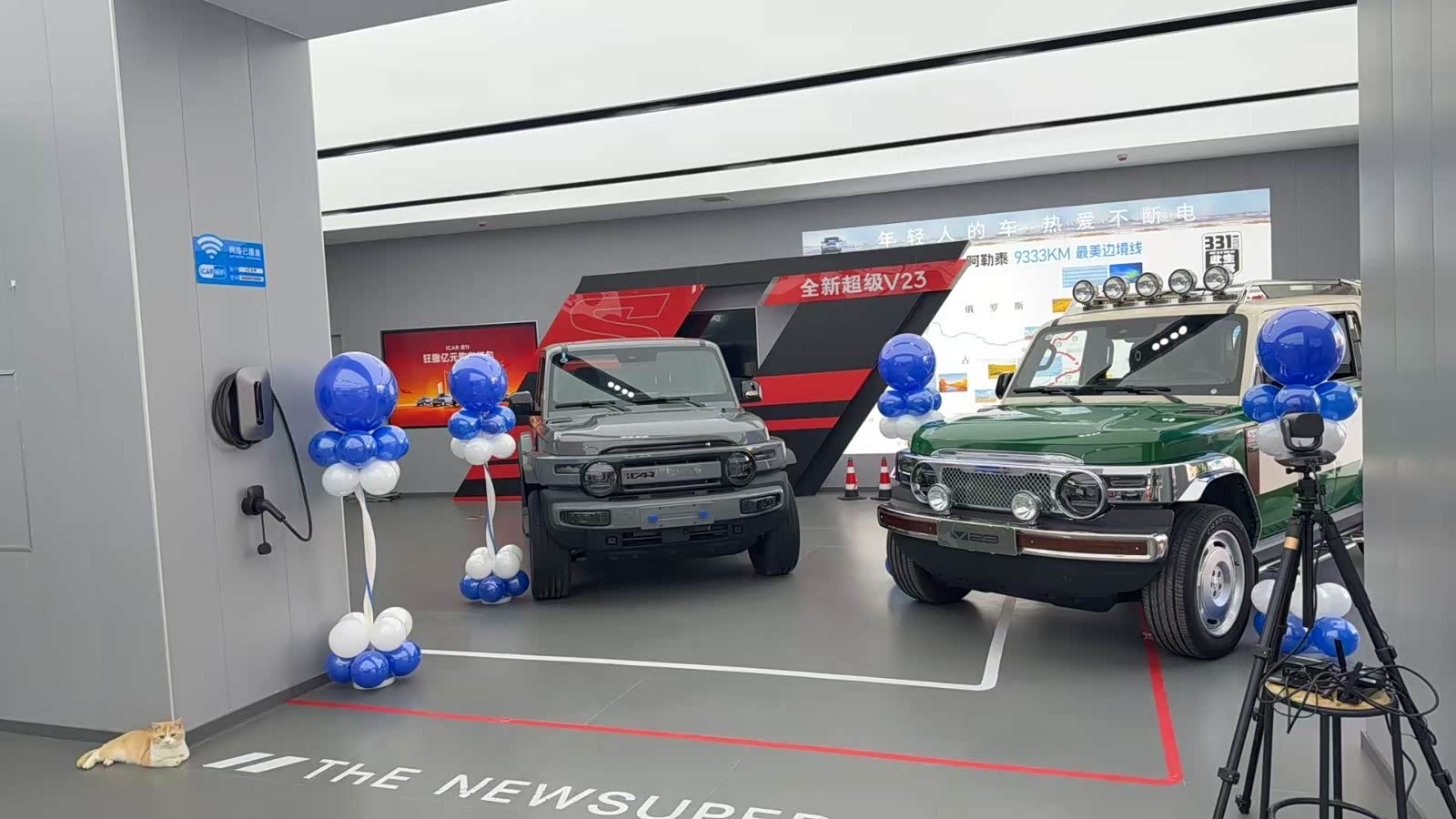 新车展示区