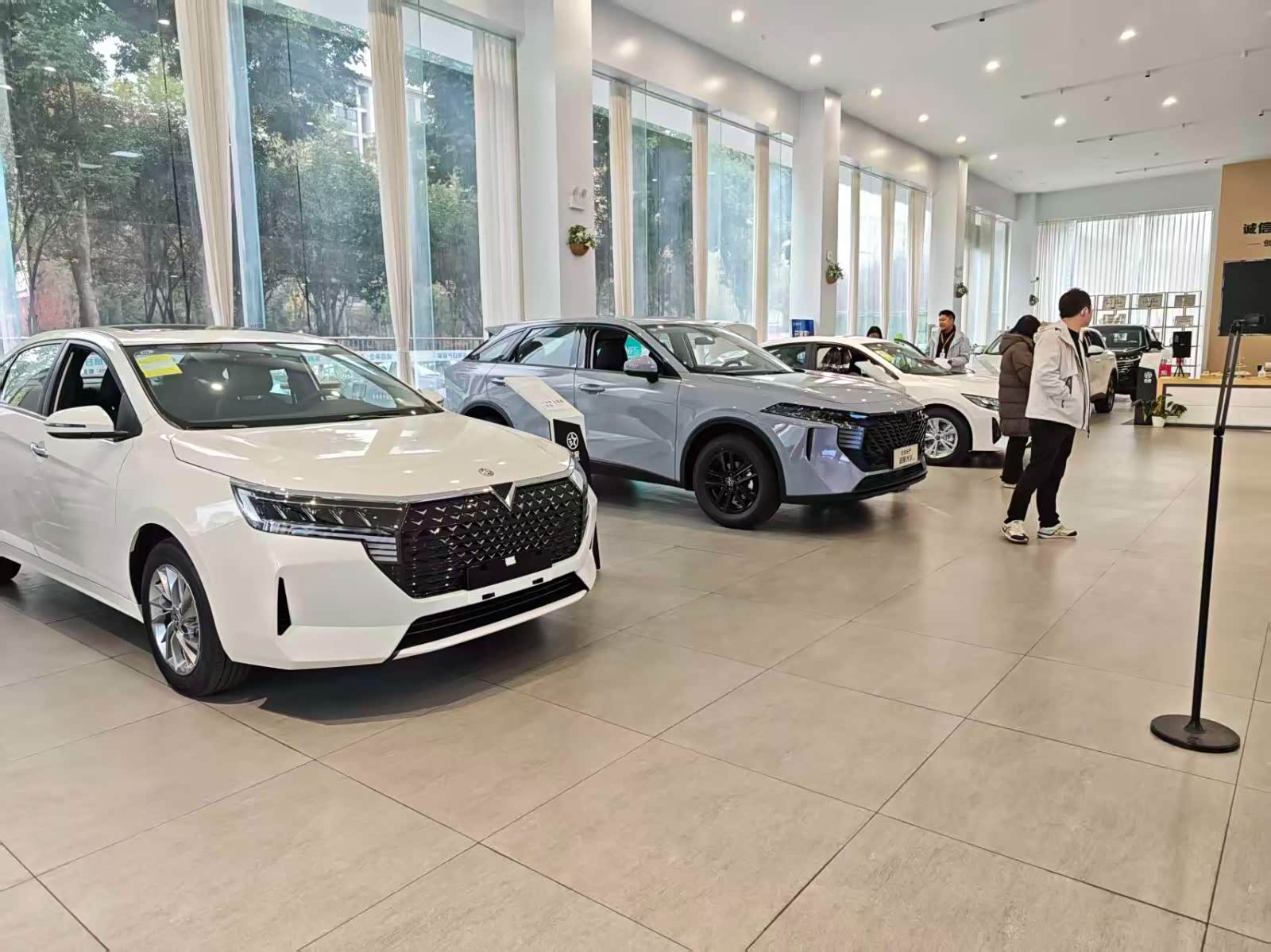 新车展示区