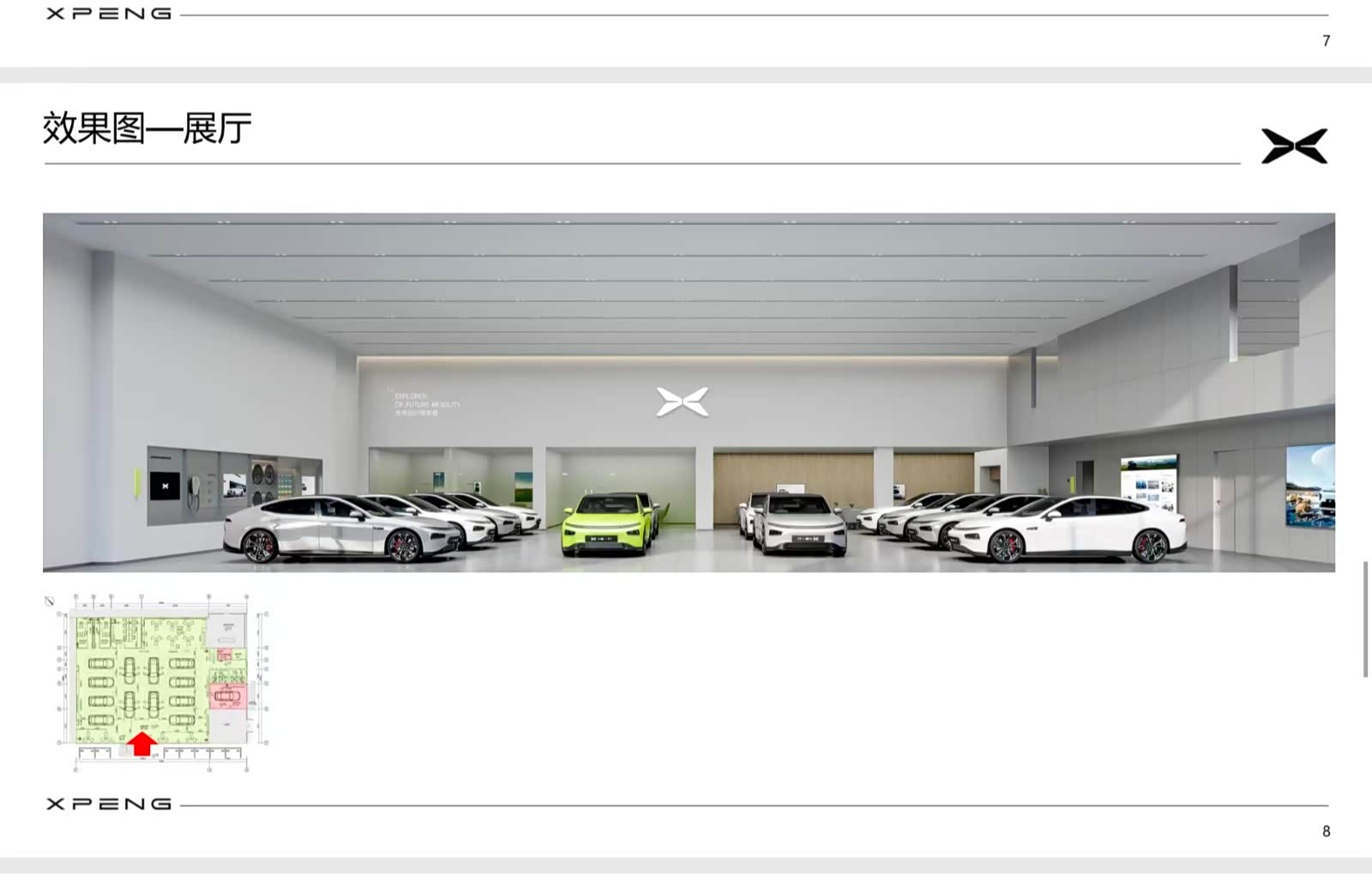 新车展示区