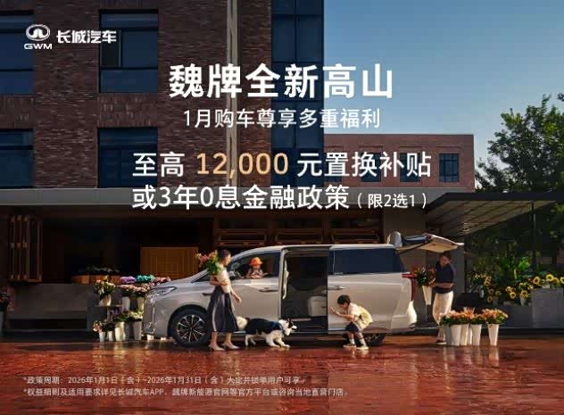 魏牌 高山正价销售28.58万起 欢迎垂询