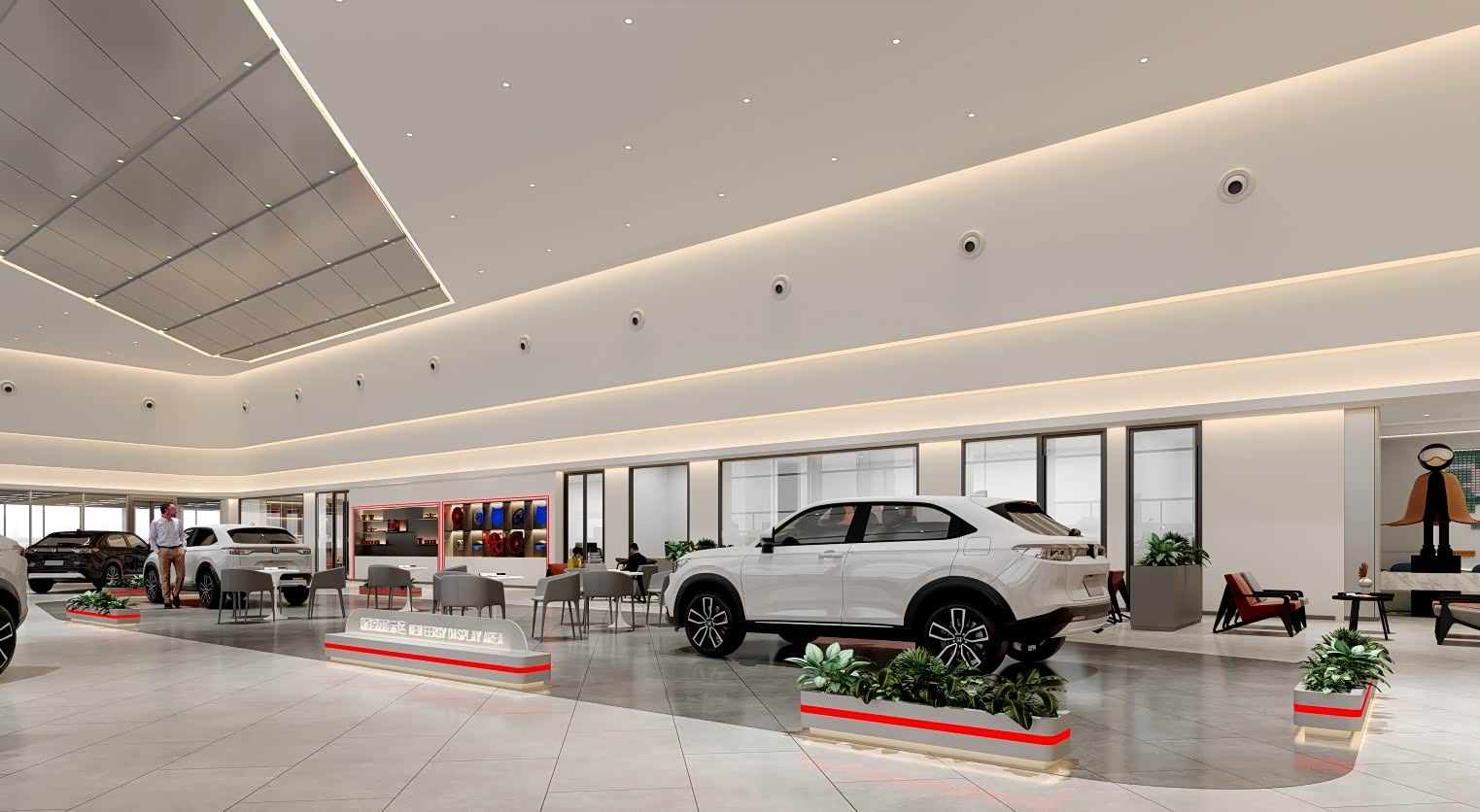 新车展示区